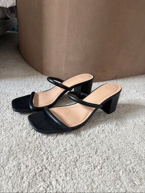 A New Day Target Block High Heel Sandal Size 10 Snake Heel